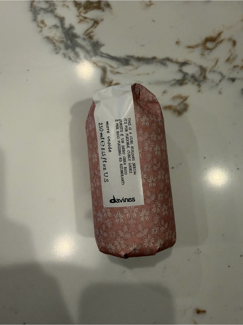 Davines “more inside” curl building serum